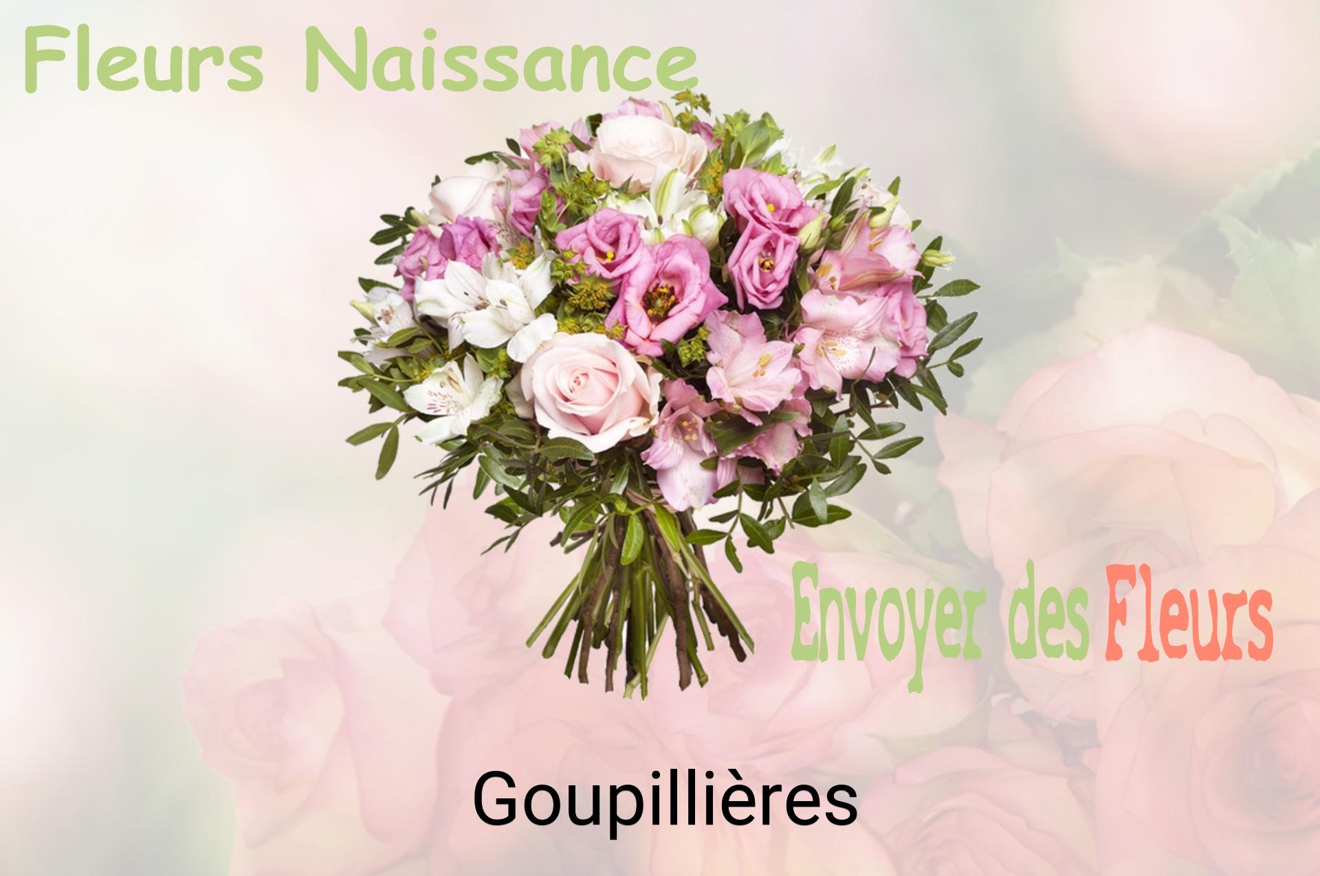 Bouquet de fleurs de naissance livré à Goupillières